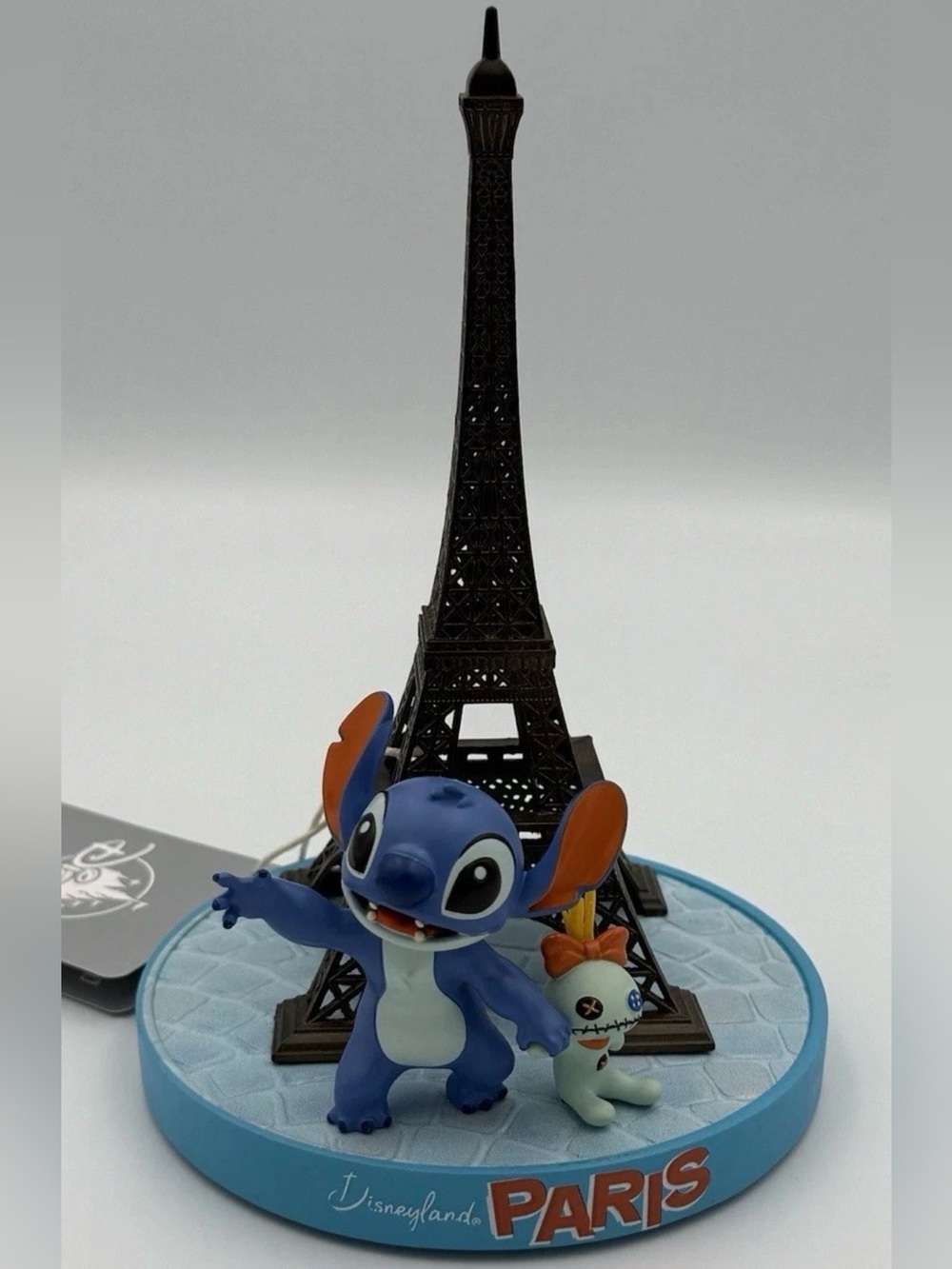 Stitch Disneyland Paris Figurine Disney Eiffel Tower Statue Stitch NEW With TAG - Picture 2 of 6